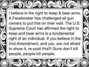the right to bear arms