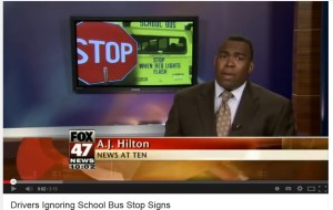 stop for the school bus