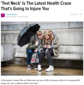 text neck