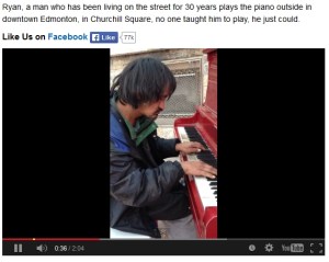 Ryan playing the piano