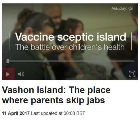 vaccine sceptic island