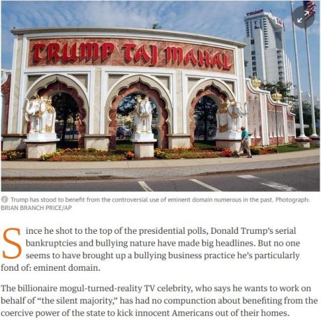 trump eminent domain